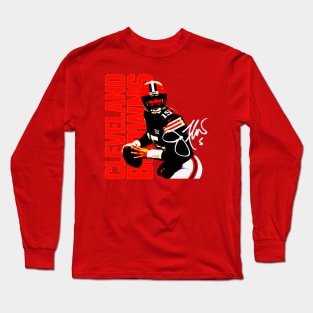 Cleveland Browns Joe flacco with autograph Long Sleeve T-Shirt